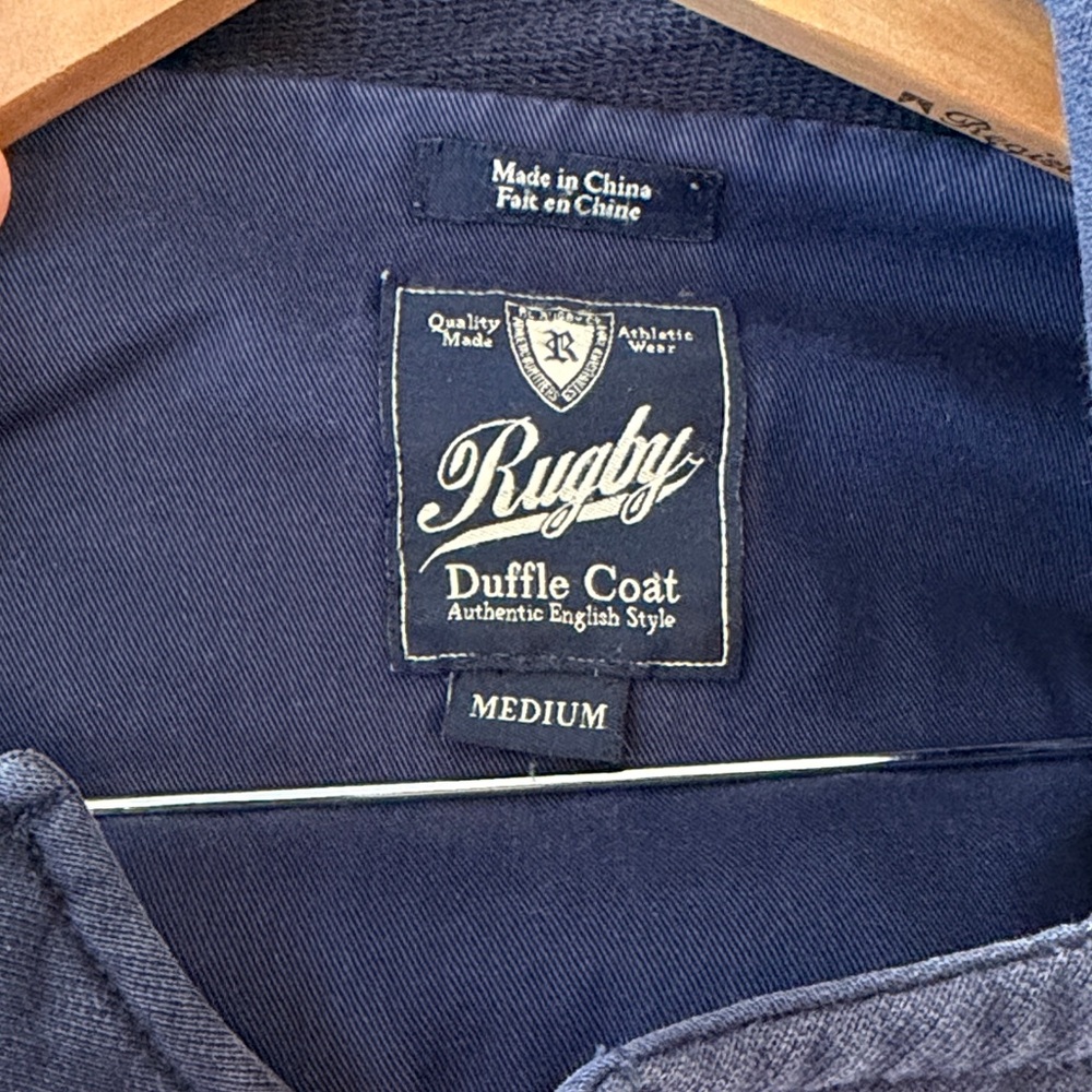 Rugby Ralph Lauren Navy Duffle Coat - Picture 2 of 5